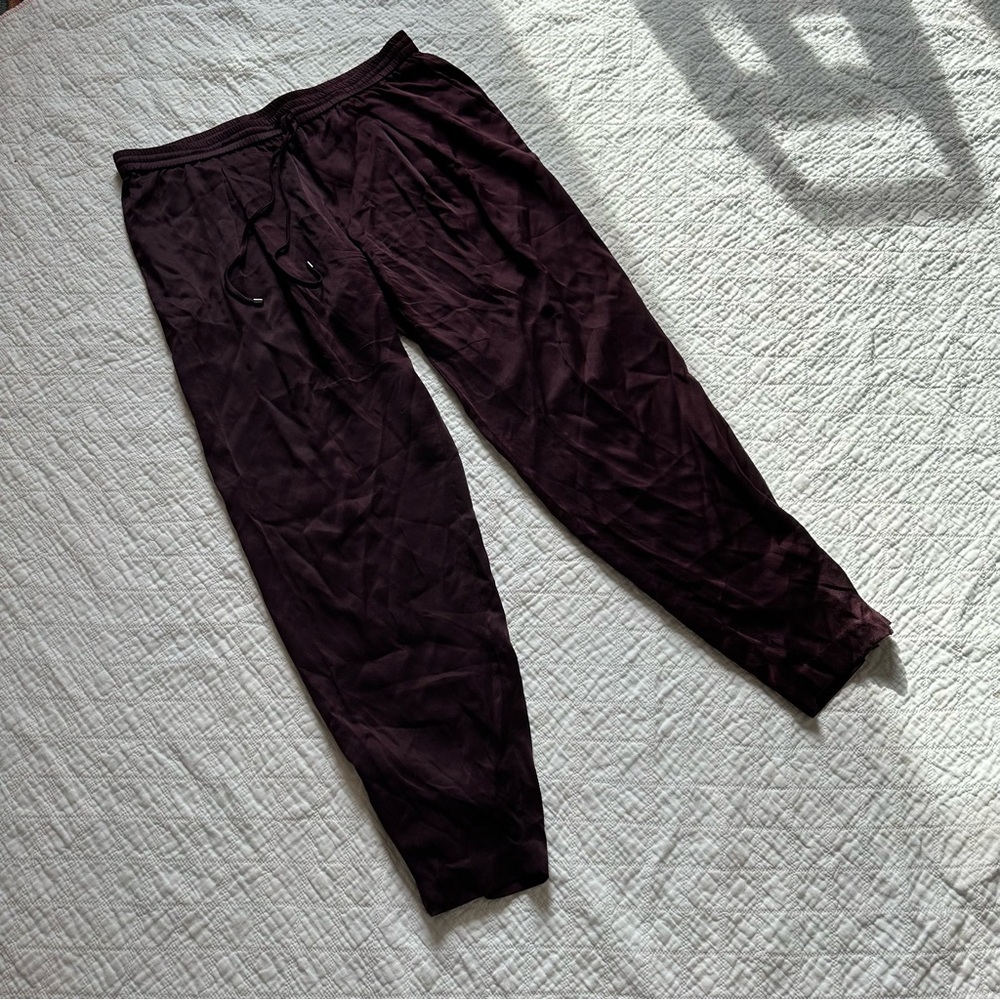 Silk Joggers Luxury Natural Fibers Streetwear Haute Hippie Lounge Athleisure